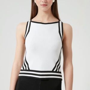RW&Co Sleeveless Stretch Jersey Crop Top